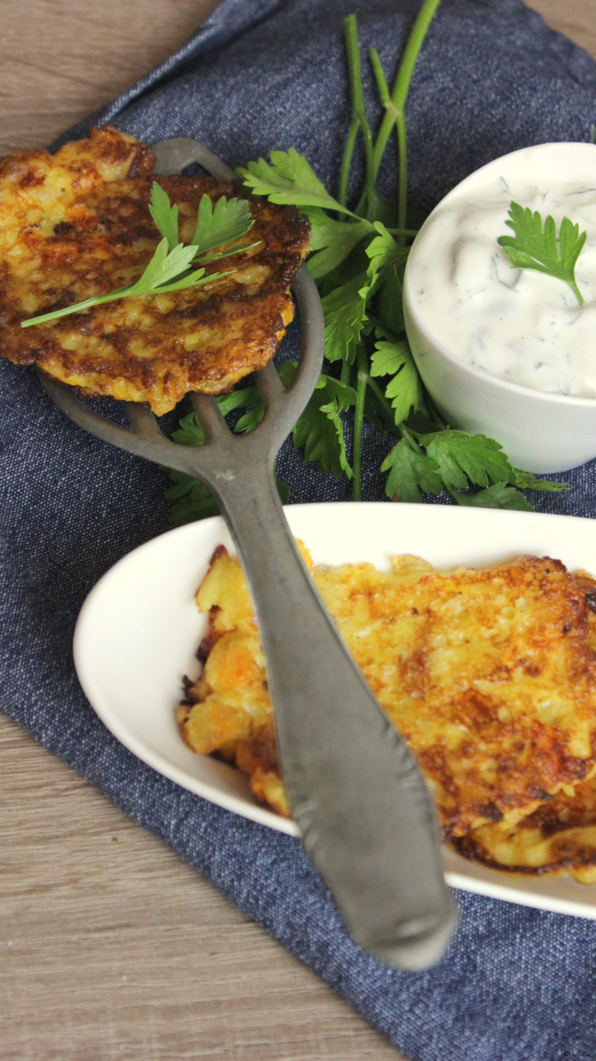 Thermomix-Thursday #61 -Kartoffel-Karotten Rösti mit Mozzarella - Nia Latea