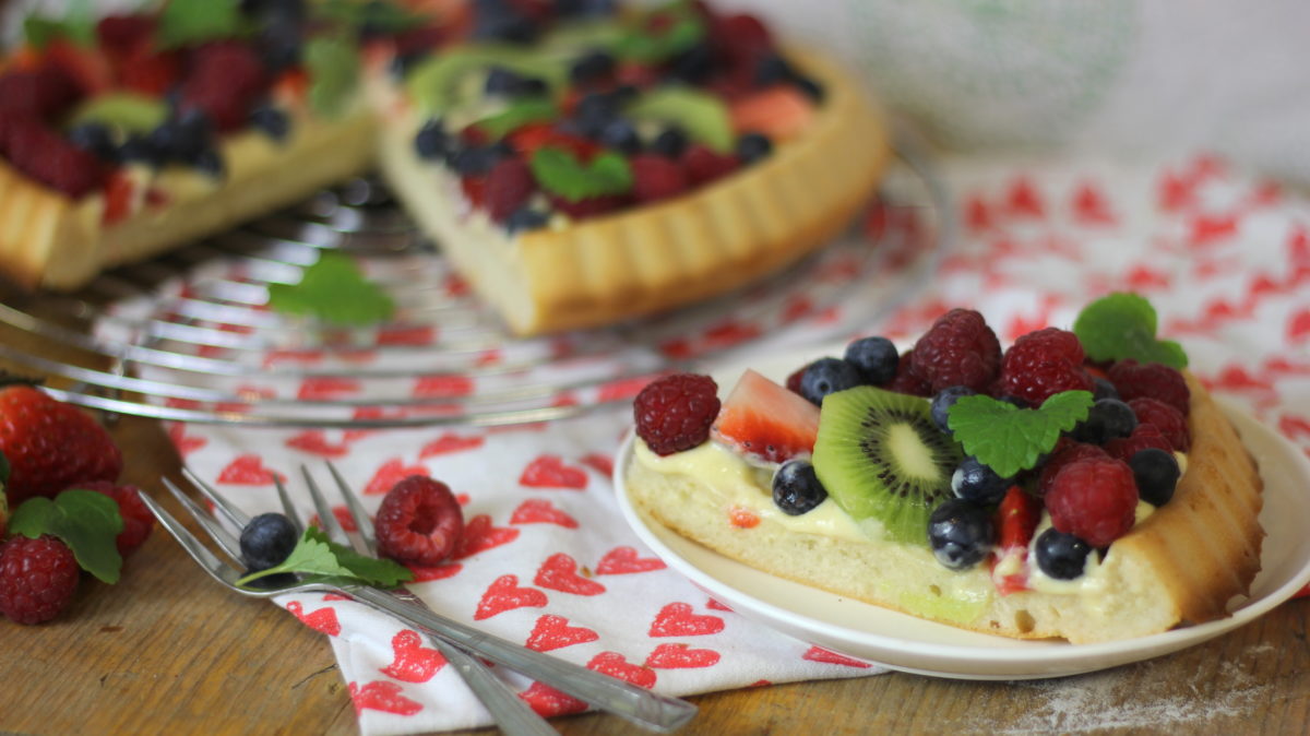 Sellbstgemachter Obstkuchenboden I Einfache Kuchen I Schnelle Dessert ...