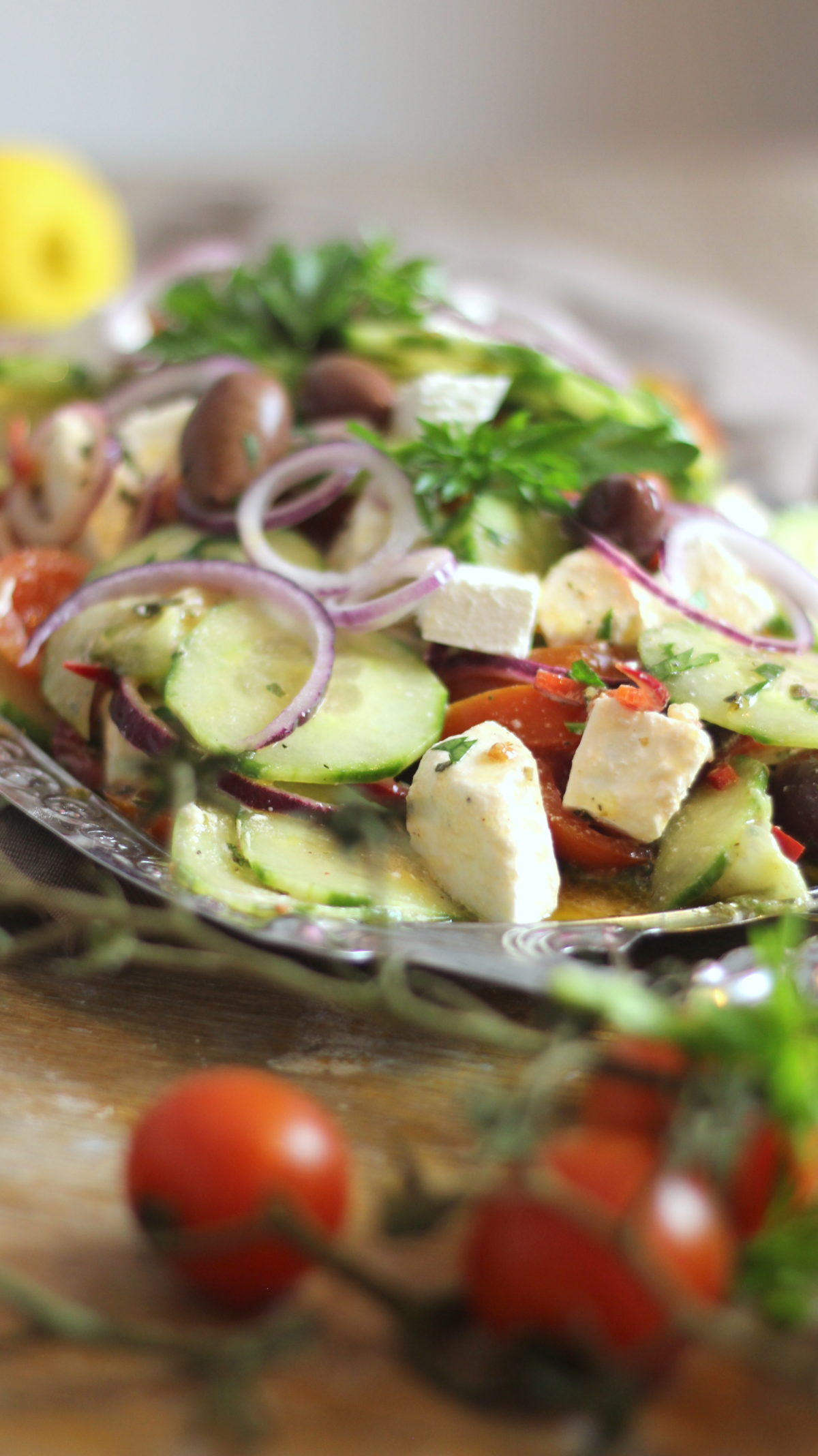 Griechischer Bauernsalat I Choriatiki I Klassiker der griechischen ...