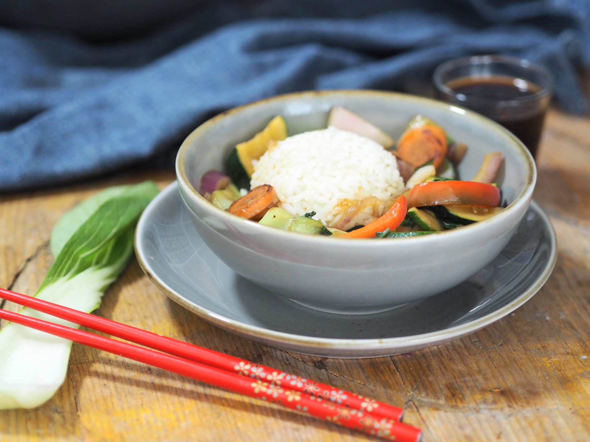 Pak Choi Gemüse aus dem Wok I asiatische Küche - Nia Latea