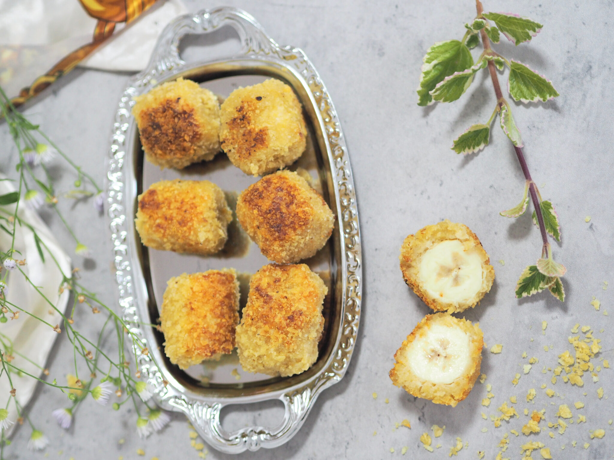 Bananen Nuggets I herzhaft oder als Dessert - Nia Latea