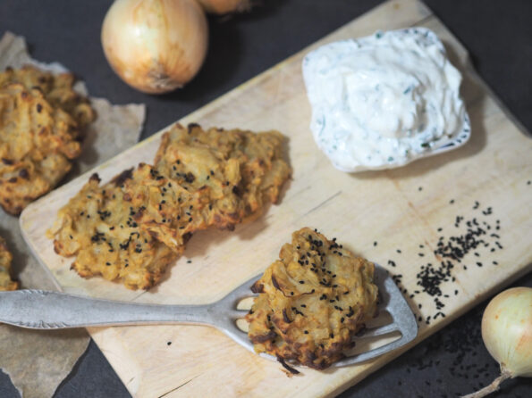 Zwiebeltaler I aus nur 3 Zutaten I Onion Bhajis I Fingerfood