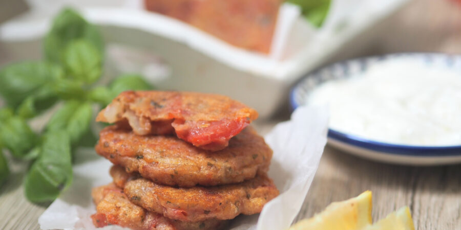 Domatokeftedes I Tomaten Puffer I orthodoxe Fastenküche