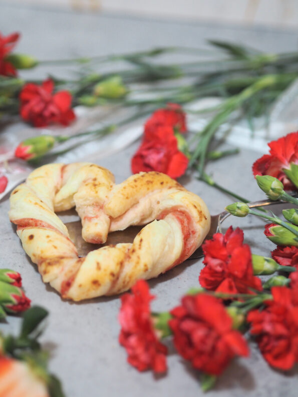 Herzgebäck I schnell und einfach I für Valentinstag, Muttertag