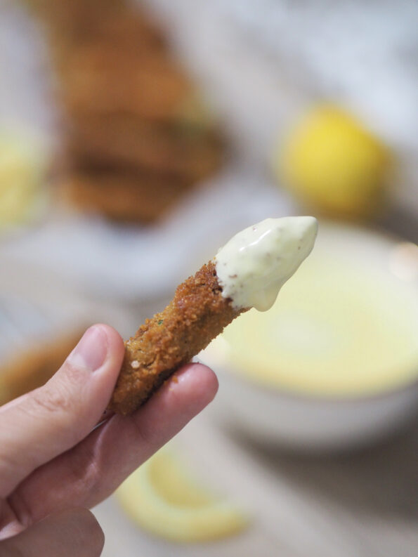 Panierter Spargel I Fingerfood mit Spargel I super einfach