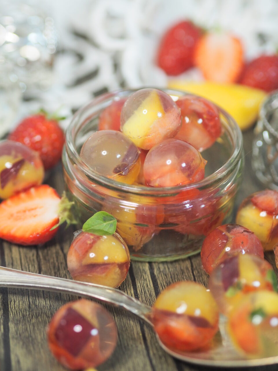 Frucht-Gelee Kugeln I wie vegane Gummibärchen