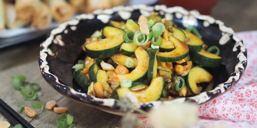 Scharfer Gurkensalat I super einfach gemacht