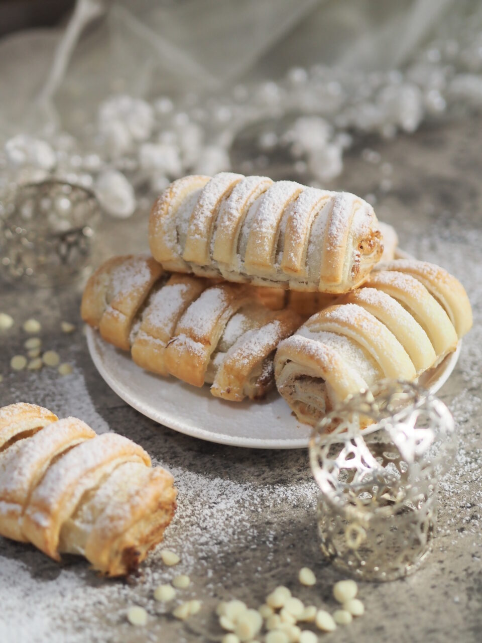 Mini Strudel mit Maroni I Maroni-Röllchen