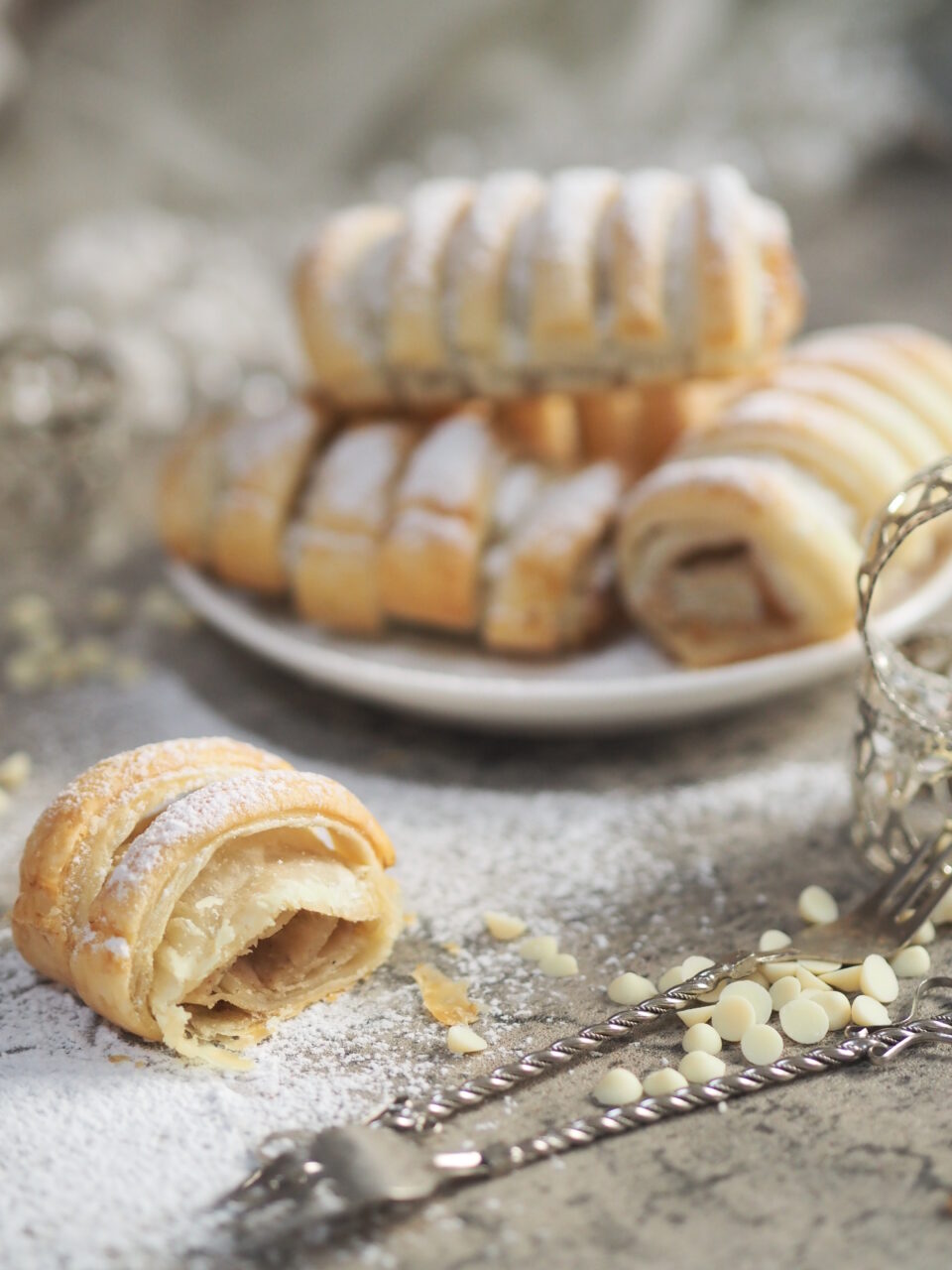 Mini Strudel mit Maroni I Maroni-Röllchen